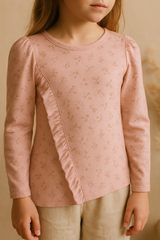 Frillie – Girls Ruffle Shirt Sewing Pattern – image 2