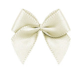 Mini Satin Schleifchen creme DIY aufnähen Ba.binaa Patterns