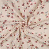 Musselin kleine Blumen beige - Ba.binaa Patterns