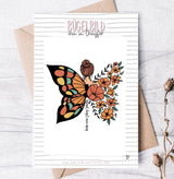 Bügelbild, be different, anders sein, Schmetterling, Blumen, Ba.binaa Patterns