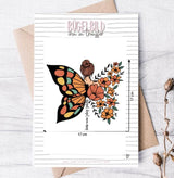 Bügelbild, be different, anders sein, Schmetterling, Blumen, Ba.binaa Patterns