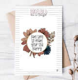 Take Time To Make Your Soul Happy  Bügelbild Ba.binaa Patterns