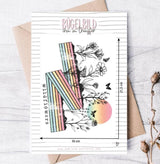 Bügelbild Retro Flowers Ba.binaa Patterns