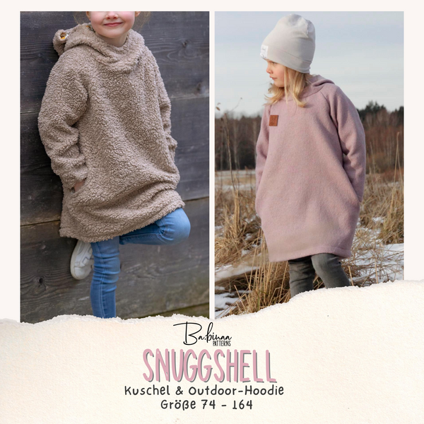 SnuggShell – Outdoor Hoodie Schnittmuster Kinder