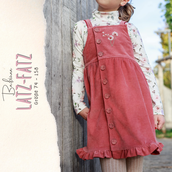 Latz Fatz – Latzkleid Schnittmuster Mädchen
