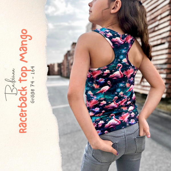 Mango – Racerback Shirt Schnittmuster Kinder