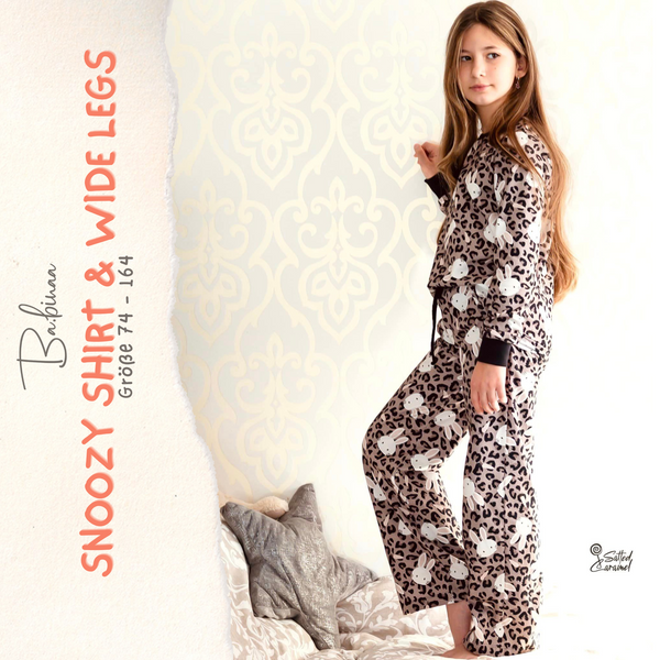 Snoozy Set – Pyjama Schnittmuster Kinder, weit
