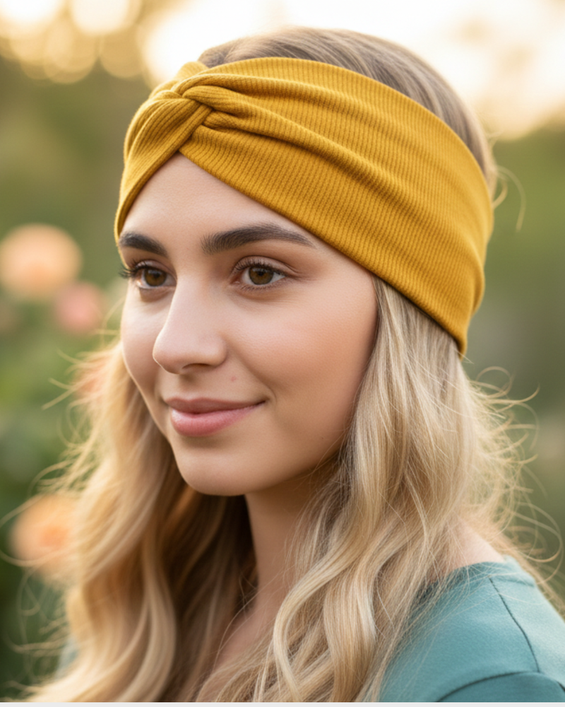 Head Hugger / geknotetes Turban Stirnband