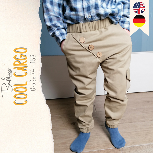 Cool Cargo – Cargohose Schnittmuster Jungen