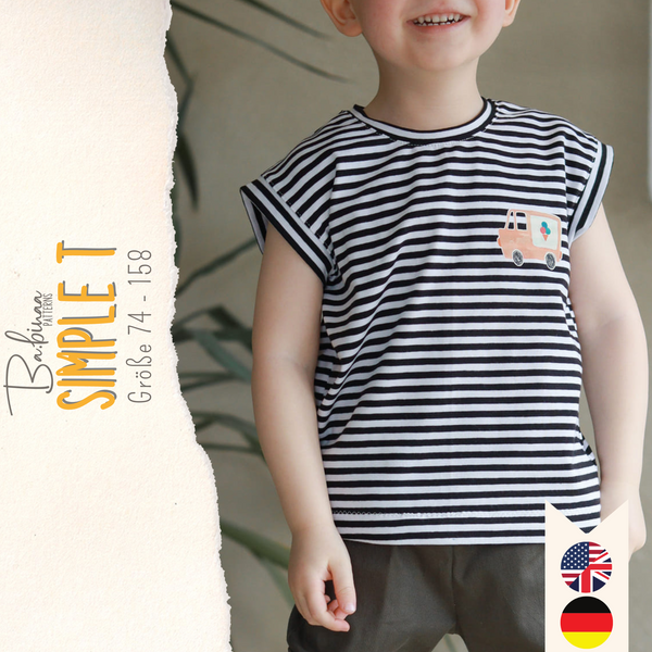 Simple T – T-Shirt Schnittmuster Jungen