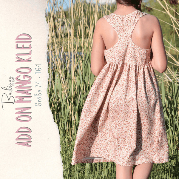 Mango Kleid – Add-on Kleid Schnittmuster Mädchen