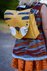 Ba.binaa Patterns DIY Box Happy Kids Bag Cut an Sew Tiger