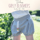 Ba.binaa Patterns Schnittmuster Girly Bloomers Mädchen Shorts