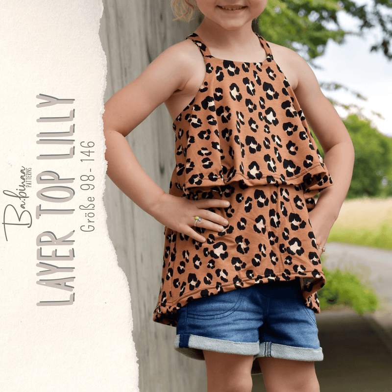 Ba.binaa Patterns Schnittmuster Layer Top Dress Lilly Kids
