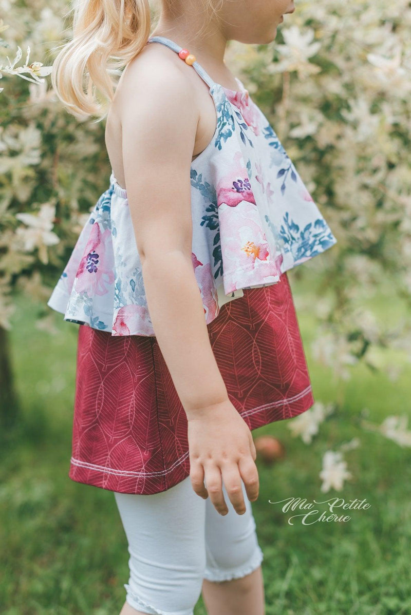Ba.binaa Patterns Schnittmuster Layer Top Dress Lilly Kids