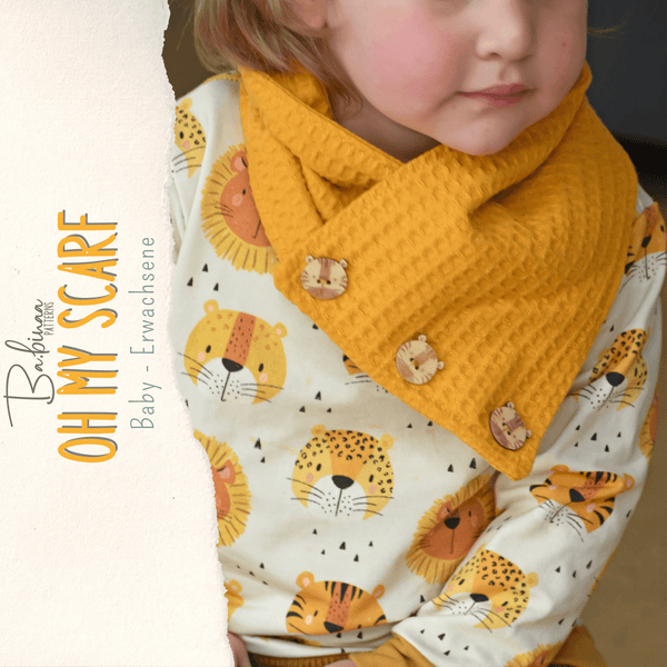 Oh my Scarf – Halstuch Schnittmuster Jungen