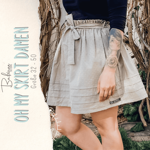 Oh my Skirt – Paperbag Rock Schnittmuster Damen
