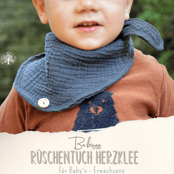Herzklee – Halstuch Schnittmuster Jungen
