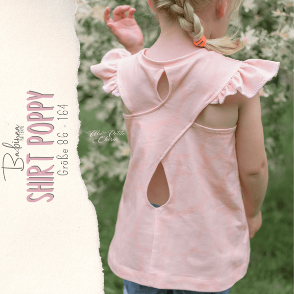Shirt Poppy – Shirt Schnittmuster Mädchen