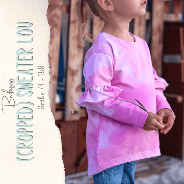 Sweater Lou – Pullover Schnittmuster Mädchen